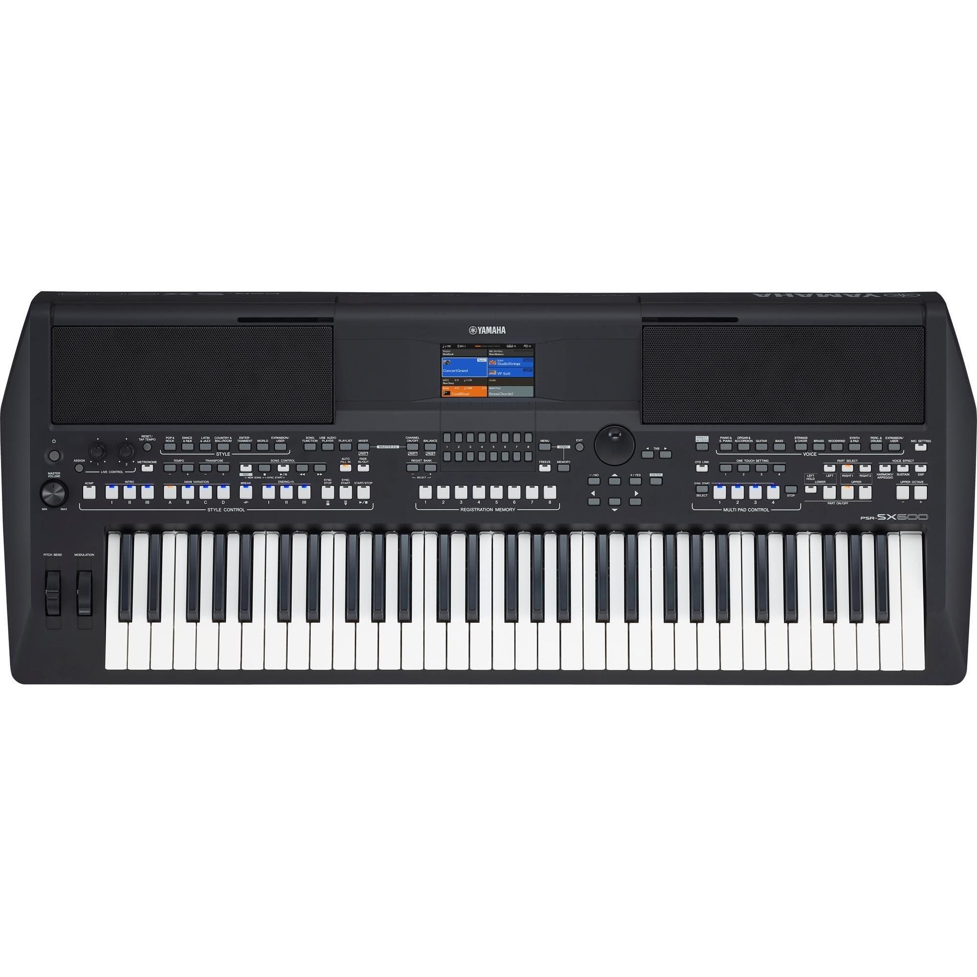 Teclado Arranjador PSR SX600 Preto YAMAHA Loja Alldaz