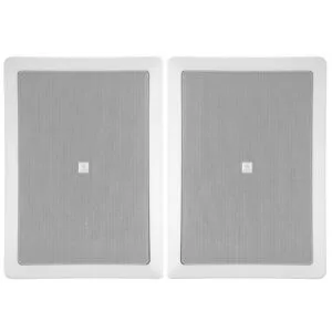 Arandela Retangular 6" Two Way 25W RMS Ambientare 6W21RT Branca JBL - PAR / 2