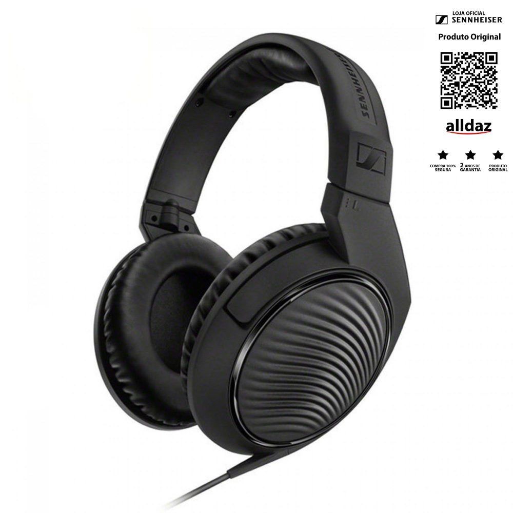 Fone de Ouvido HD200 Pro Preto SENNHEISER