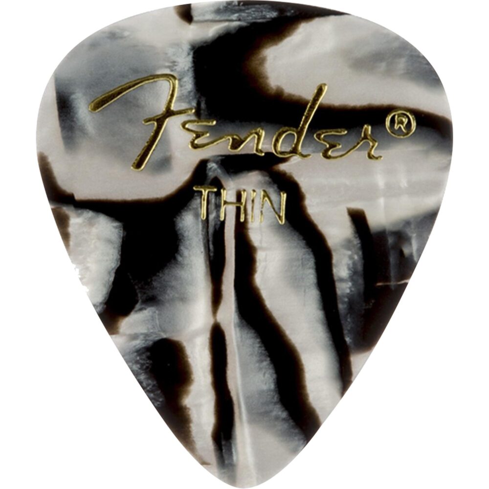Palheta Celulóide Shape Graphic 351 Thin Zebra FENDER - PCT / 144