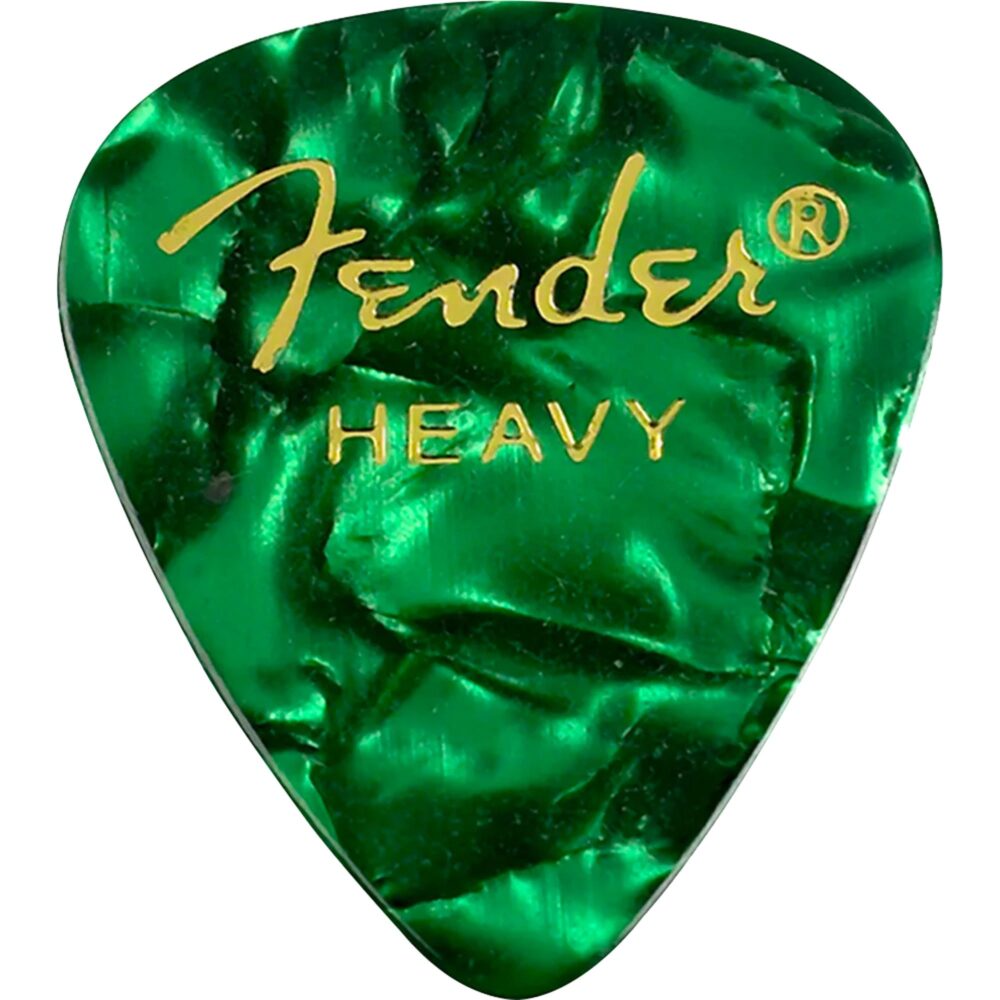 Palheta Celulóide Shape Premium 351 Heavy Green Moto FENDER - PCT / 144