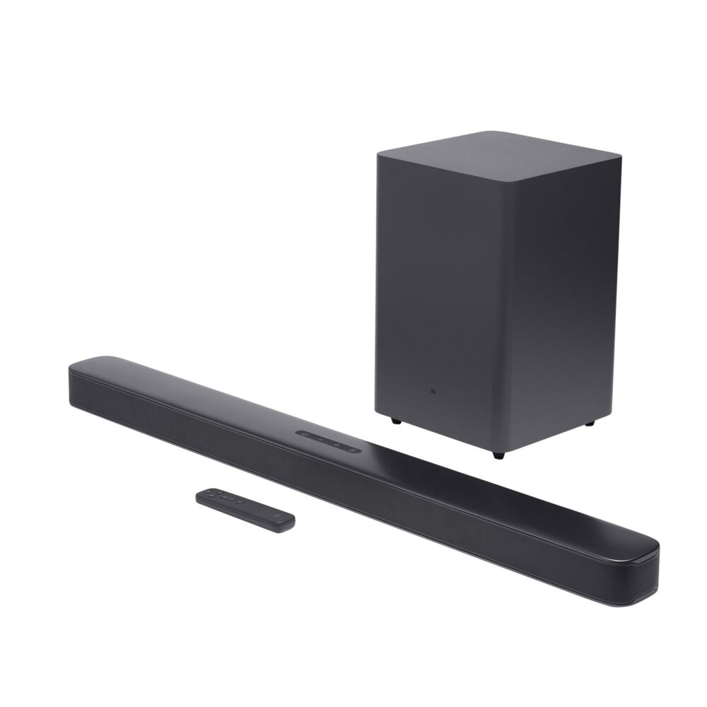 Soundbar 2.1 com Subwoofer Bluetooth 300W Deep Bass Preto JBL