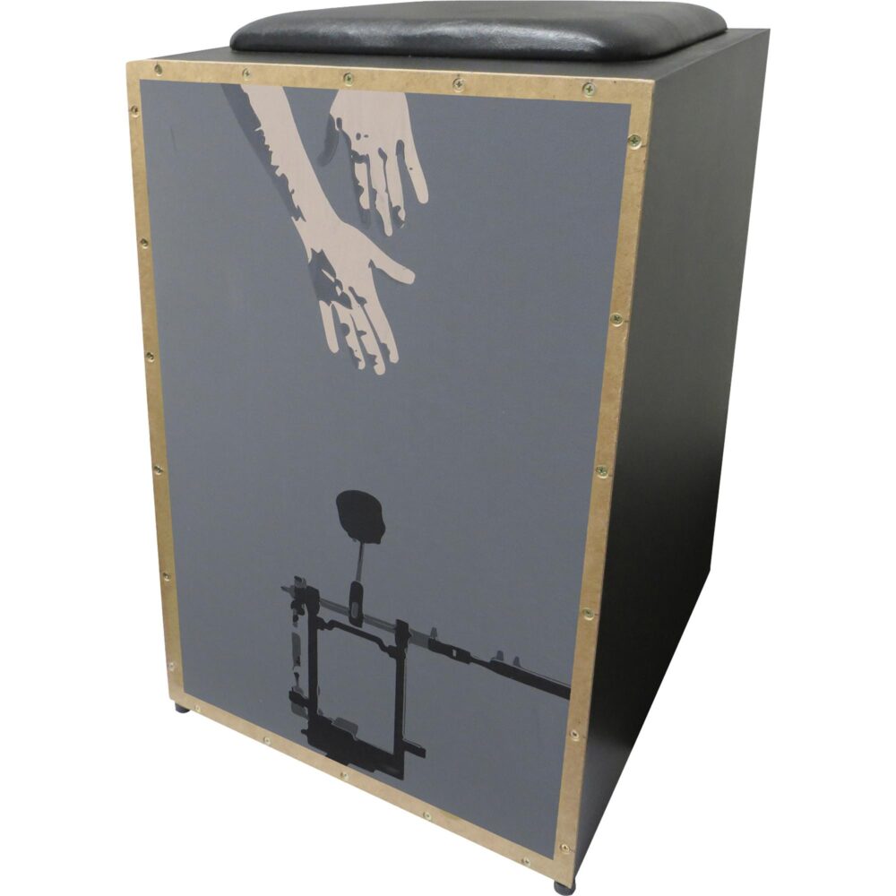 Cajon Eletroacústico Inclinado Profissional K2 COR 011 EQ JAGUAR - Imagem 2