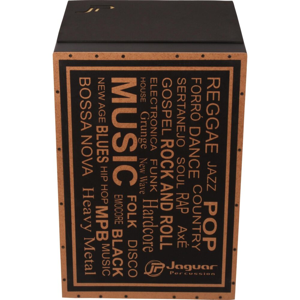 Cajon Eletroacústico Inclinado MUSIC K2-EQ-MU JAGUAR - Imagem 2