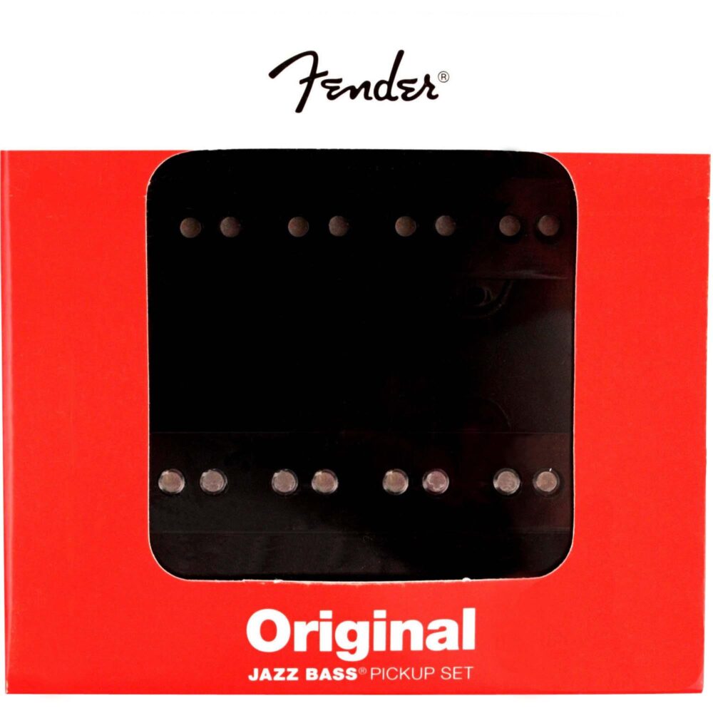 Set de Captadores Para Contrabaixo ORIGINAL JAZZ BASS Preto FENDER
