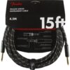 Cabo para Instrumentos P10 x P10 4,5m DELUXE SERIES Preto Tweed FENDER
