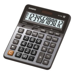 Calculadora de Mesa 12 Dígitos GX-120B Prata CASIO