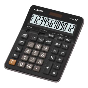 Calculadora de Mesa 12 Dígitos GX-12B Preta CASIO