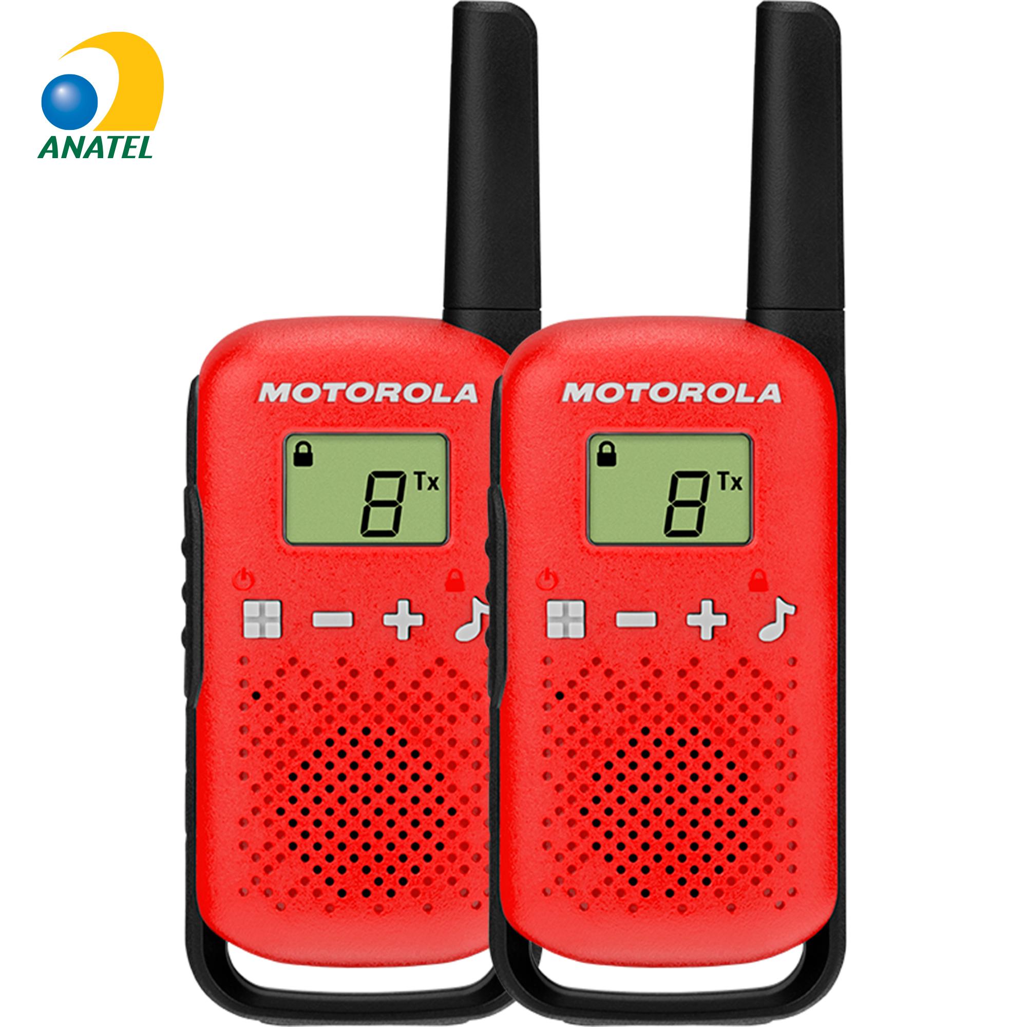 Rádio Comunicador Talkabout 25km T110BR Vermelho MOTOROLA - PAR / 2