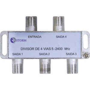 Divisor Satélite 1/4 5-2400 MHz STORM - PCT / 10