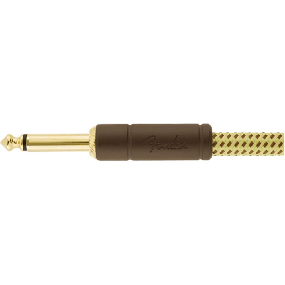 Cabo para Instrumentos P10 x P10 3m DELUXE SERIES Amarelo Tweed FENDER