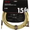 Cabo para Instrumentos P10 x P10 (90°) 4,5m DELUXE SERIES Amarelo Tweed FENDER