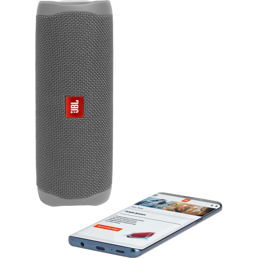 Caixa de som Portátil com Bluetooth 20W Flip 5 Cinza JBL