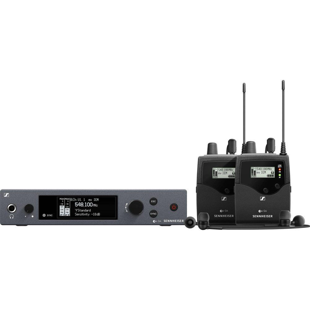 Sistema de Monitoramento Sem Fio EW IEM G4-TWIN-A1 SENNHEISER