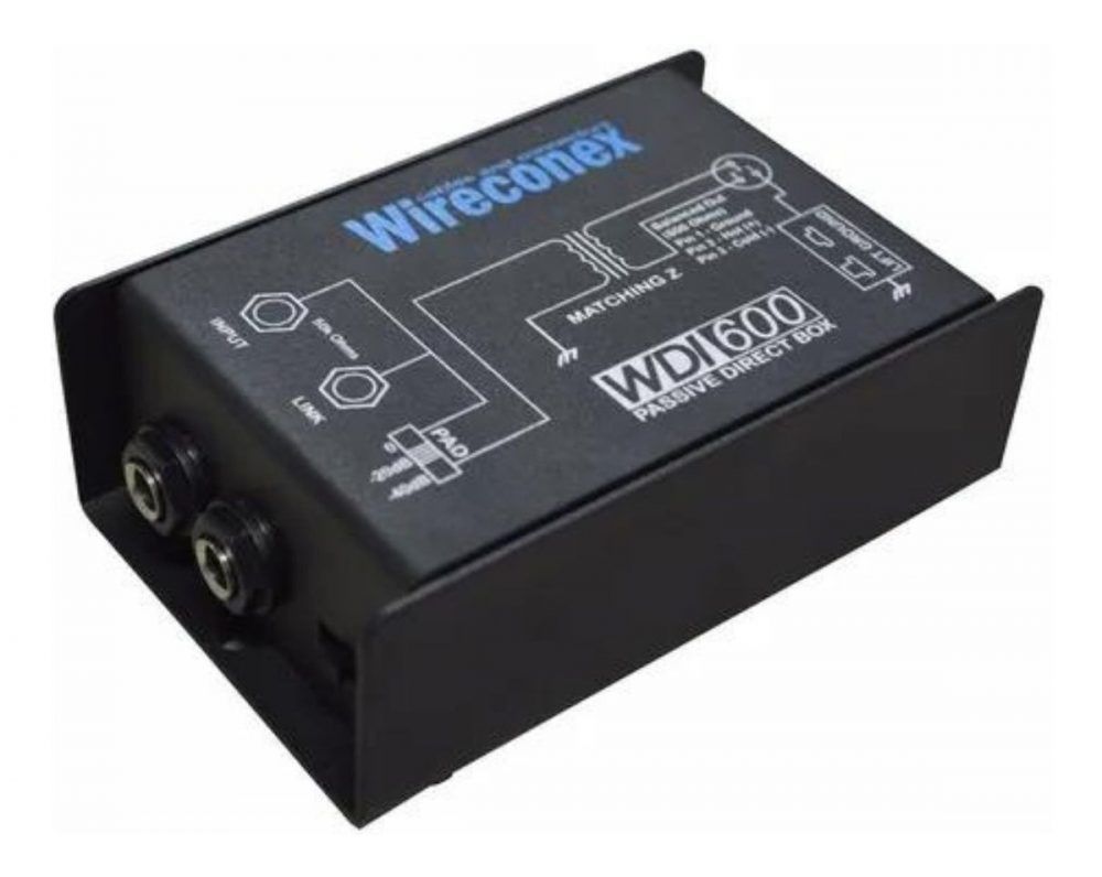Direct Box Passivo Wireconex Wdi600 Casador De Impedância - Image 2