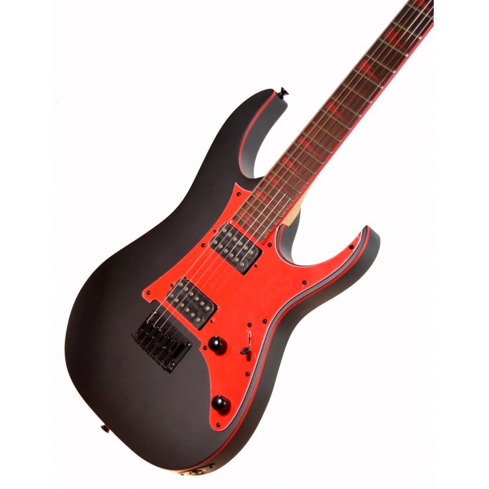 Guitarra Ibanez GRG 131DX BKF Black Flat - Imagem 2