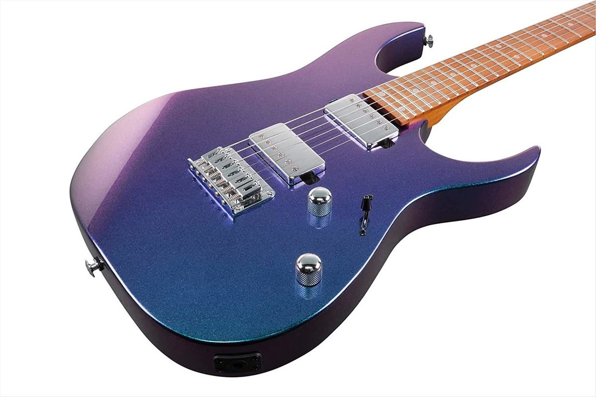 Guitarra Ibanez GRG 121SP BMC Blue Metal Chameleon - Imagem 5
