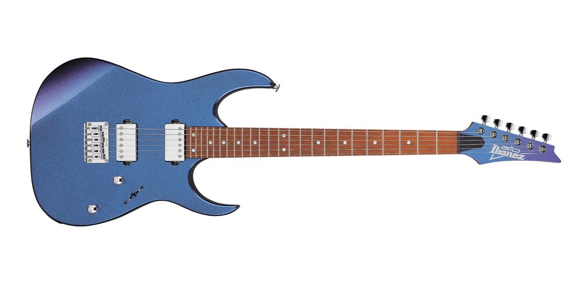 Guitarra Ibanez GRG 121SP BMC Blue Metal Chameleon - Imagem 6