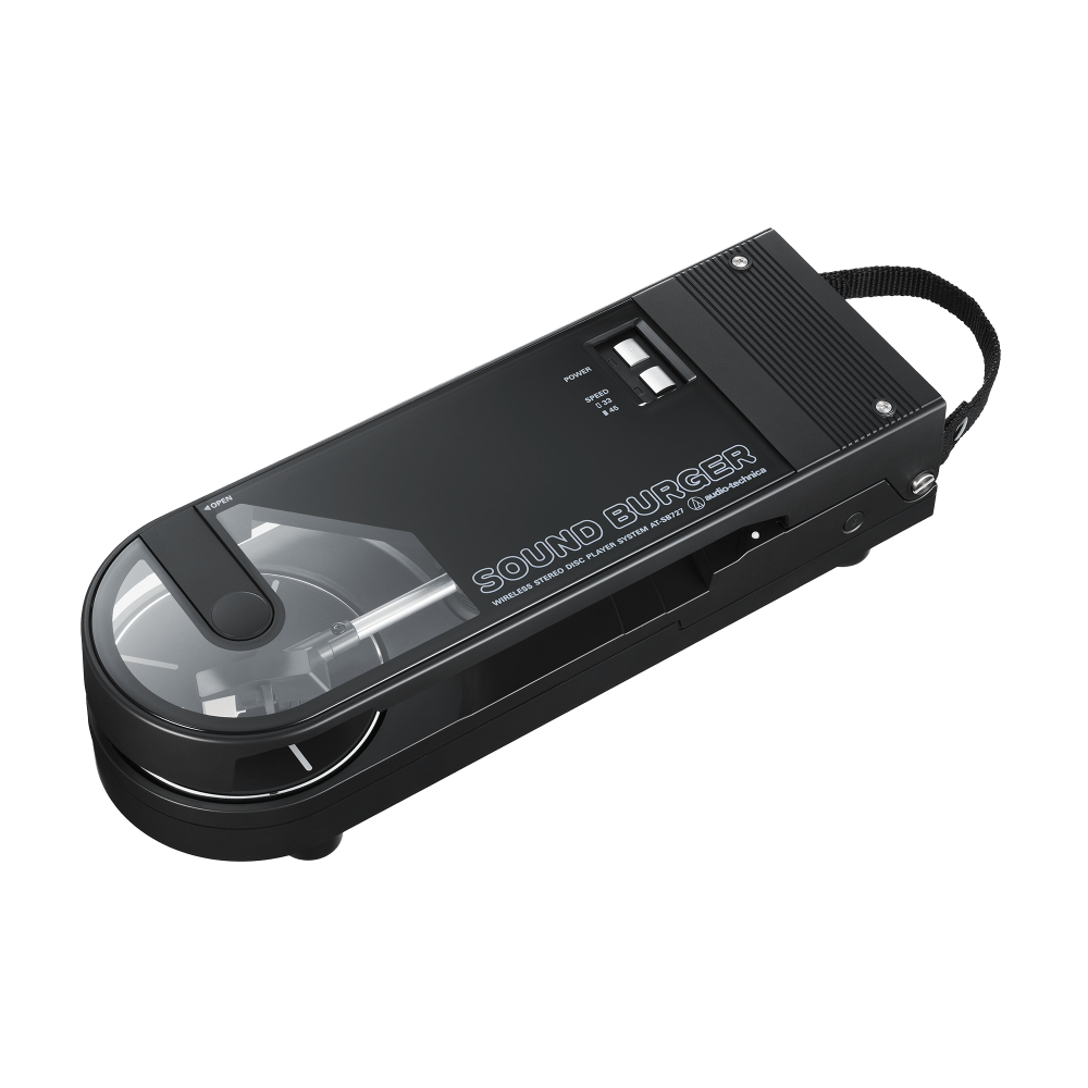 Toca Discos Portátil Bluetooth AT-SB727 Sound Burger Preto - Imagem 2