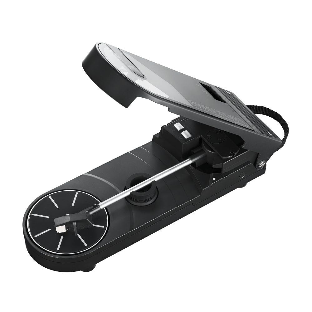 Toca Discos Portátil Bluetooth AT-SB727 Sound Burger Preto - Imagem 3