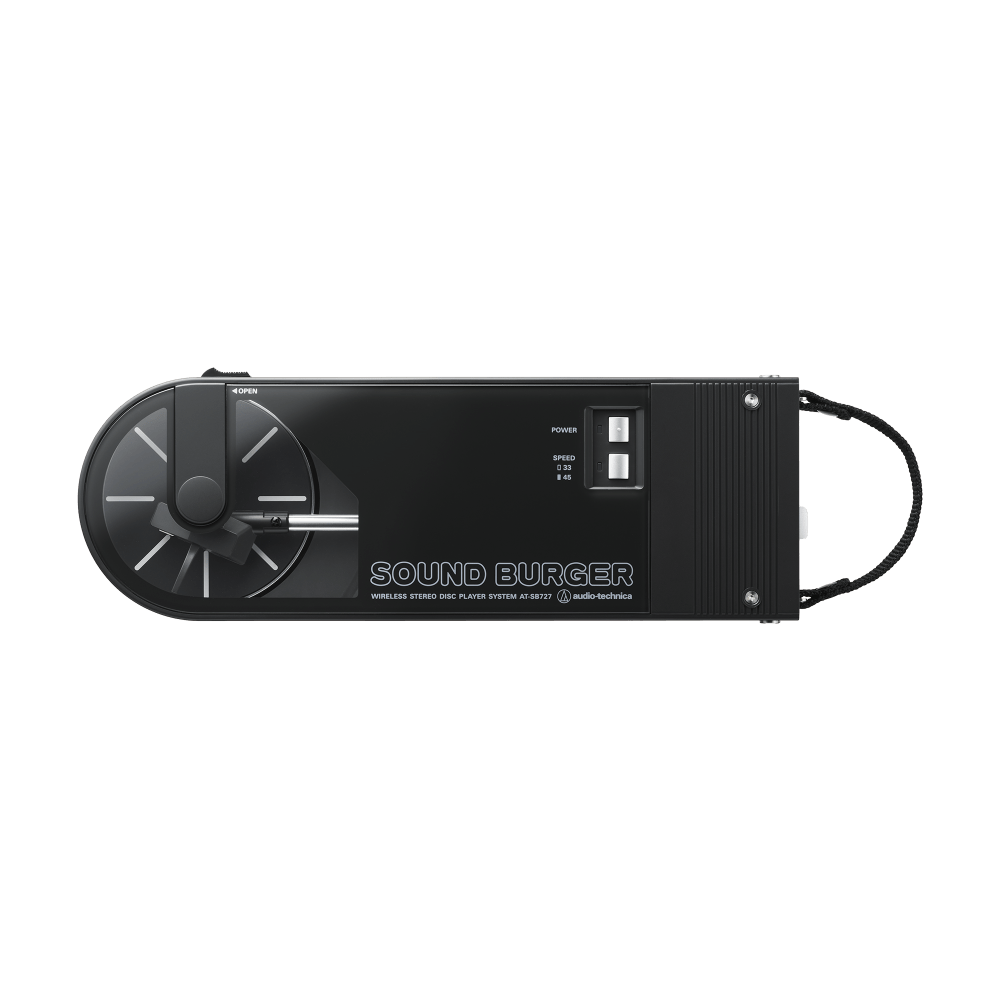 Toca Discos Portátil Bluetooth AT-SB727 Sound Burger Preto - Imagem 4