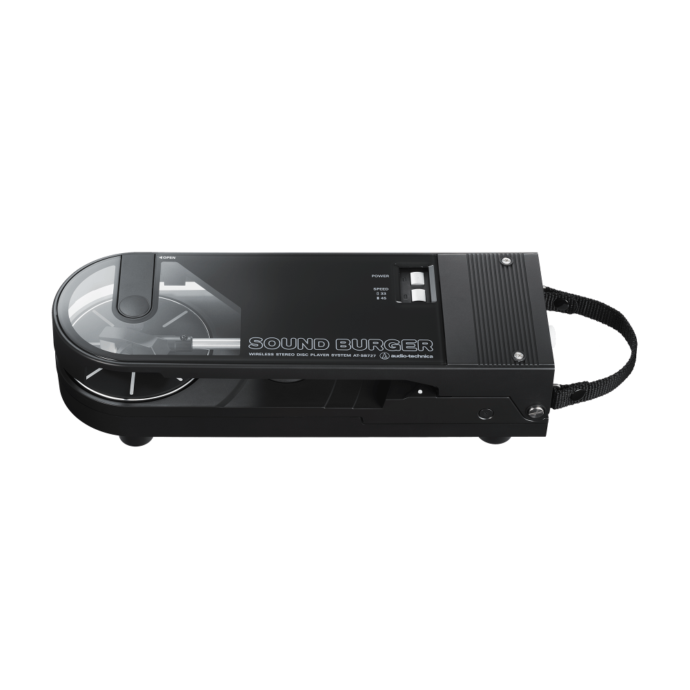 Toca Discos Portátil Bluetooth AT-SB727 Sound Burger Preto - Imagem 5