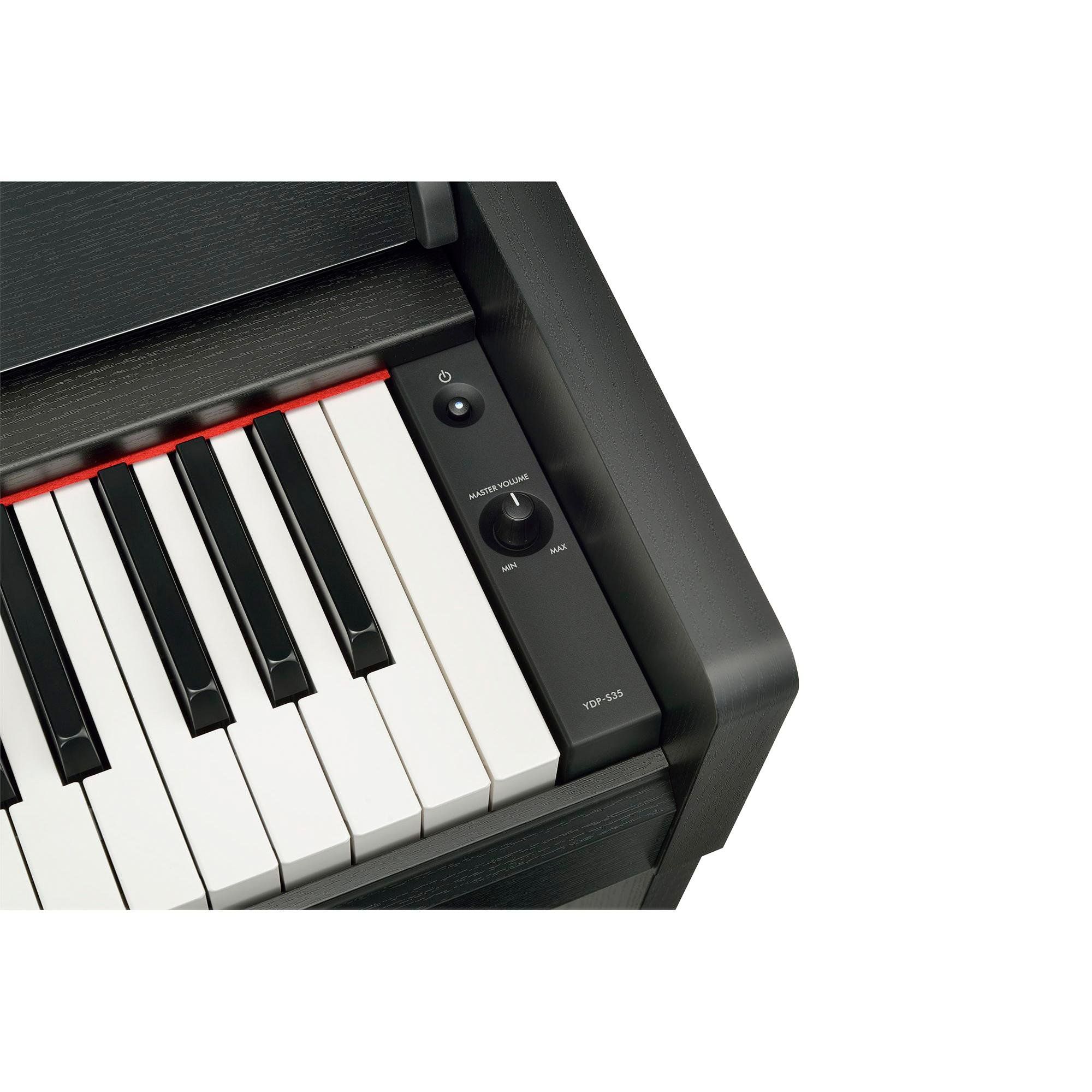 Piano Yamaha YDP-S35B Digital Arius Preto - Imagem 5