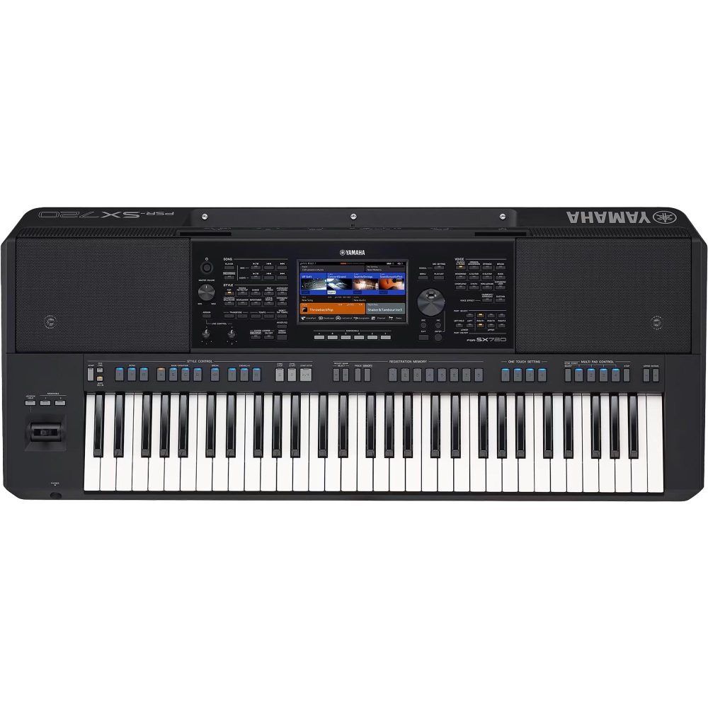 Teclado Yamaha PSR-SX720 Arranjador Bk + Pack Thyago Rybeiro