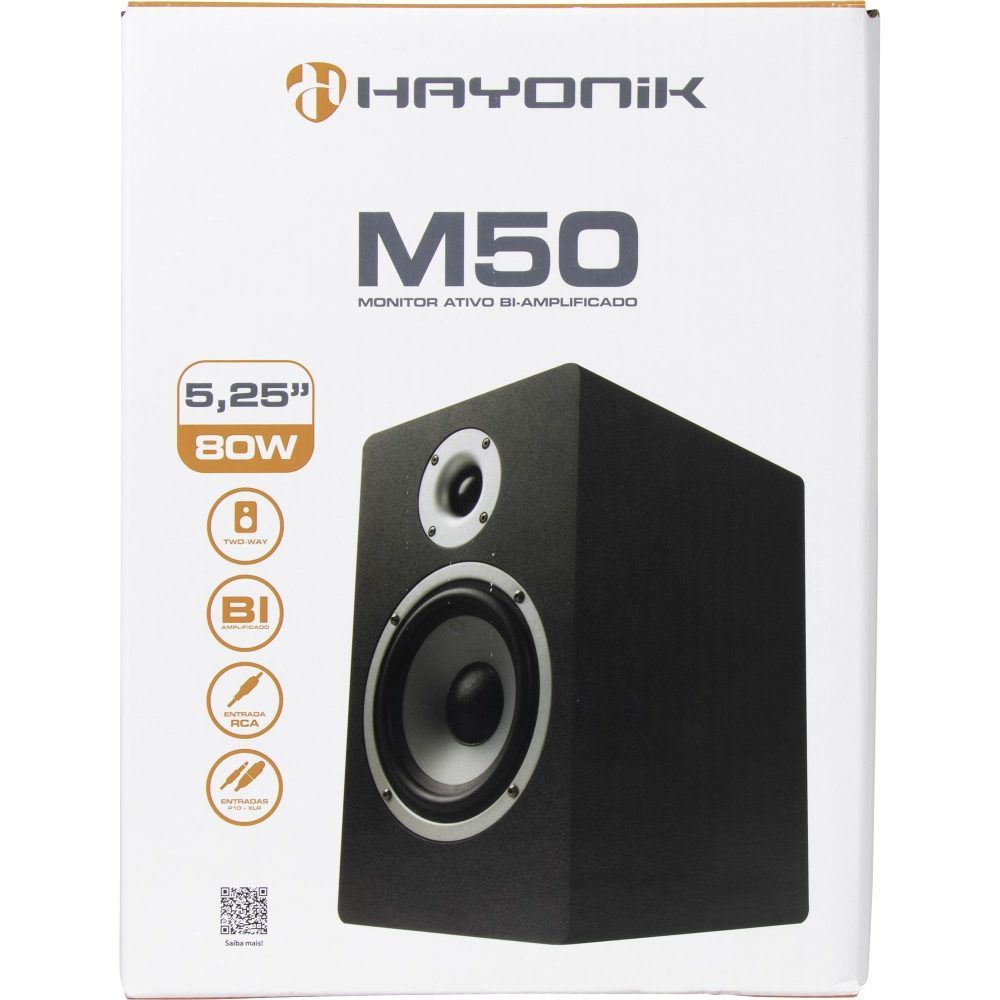 Monitor de Referência Para Estúdio Hayonik M50 Bi-amplificado - Image 6