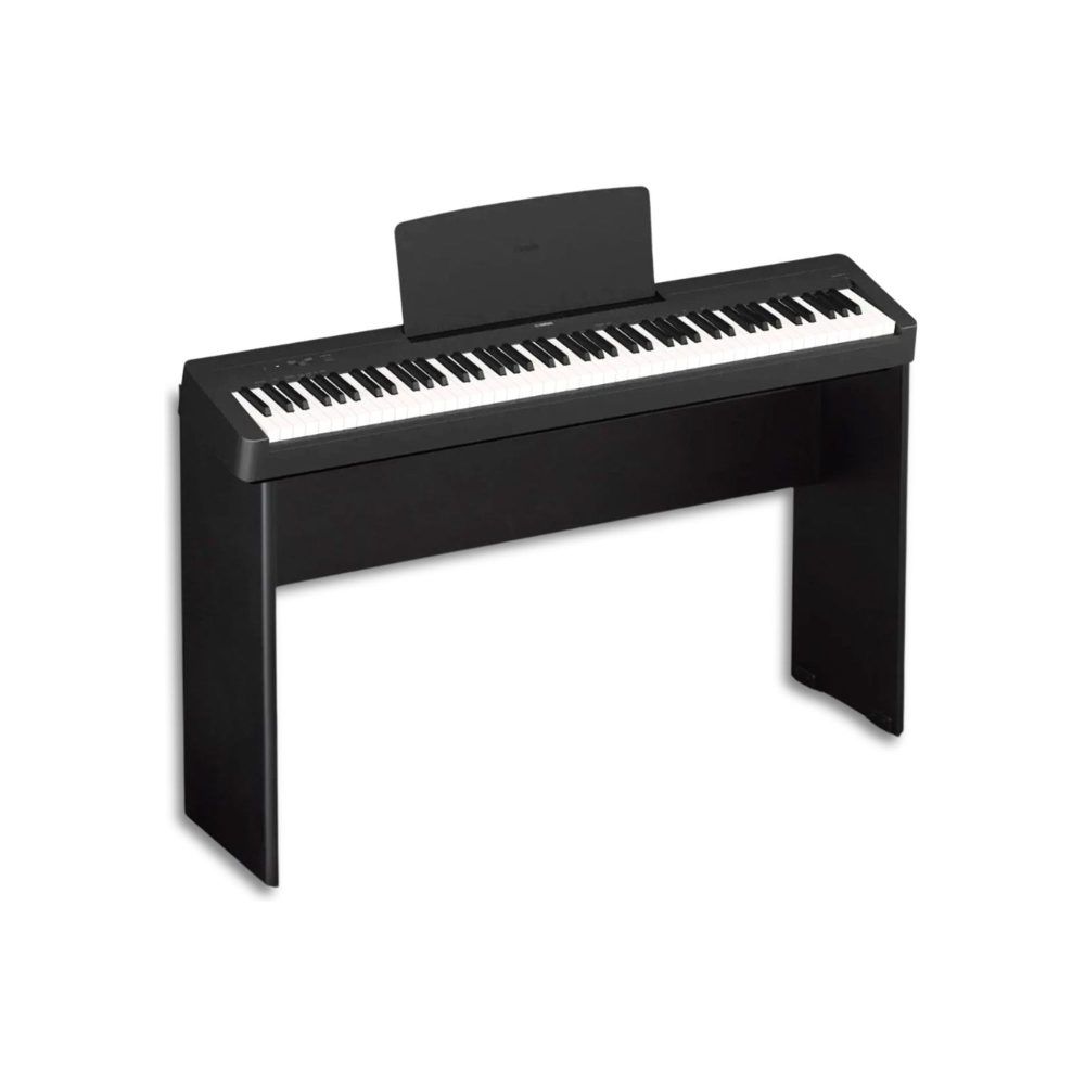 Kit Piano Digital Yamaha P145 Preto + Estante Suporte Yamaha