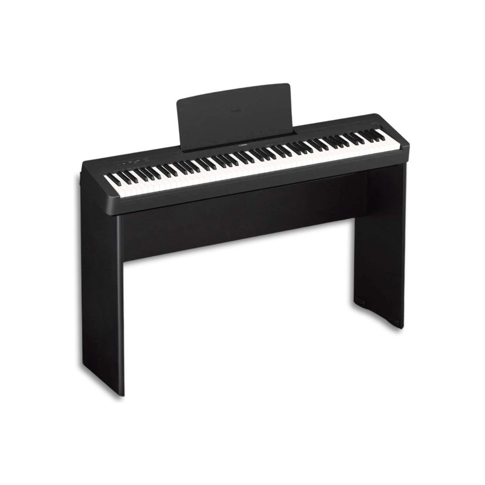 Kit Piano Digital Yamaha P225 Preto + Estante Suporte Yamaha