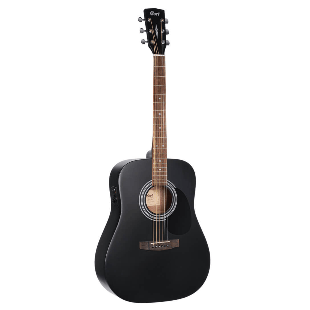 Violão Cort AD810E BKS Spruce Black Satin Folk