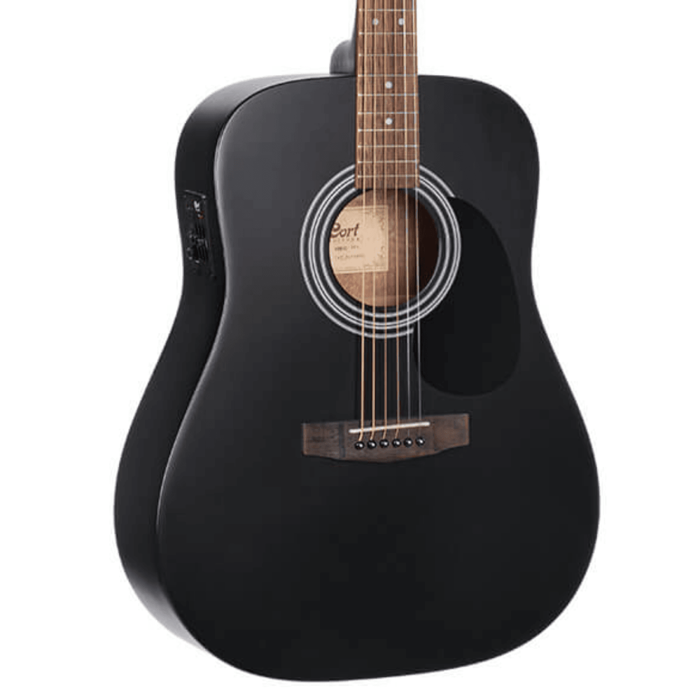 Violão Cort AD810E BKS Spruce Black Satin Folk - Image 3