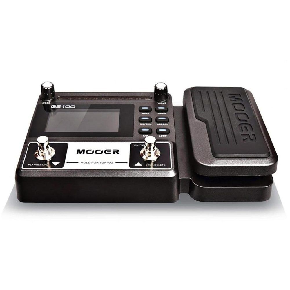 Pedaleira Multi-Efeitos para Guitarra GE100 Preta MOOER - Image 2