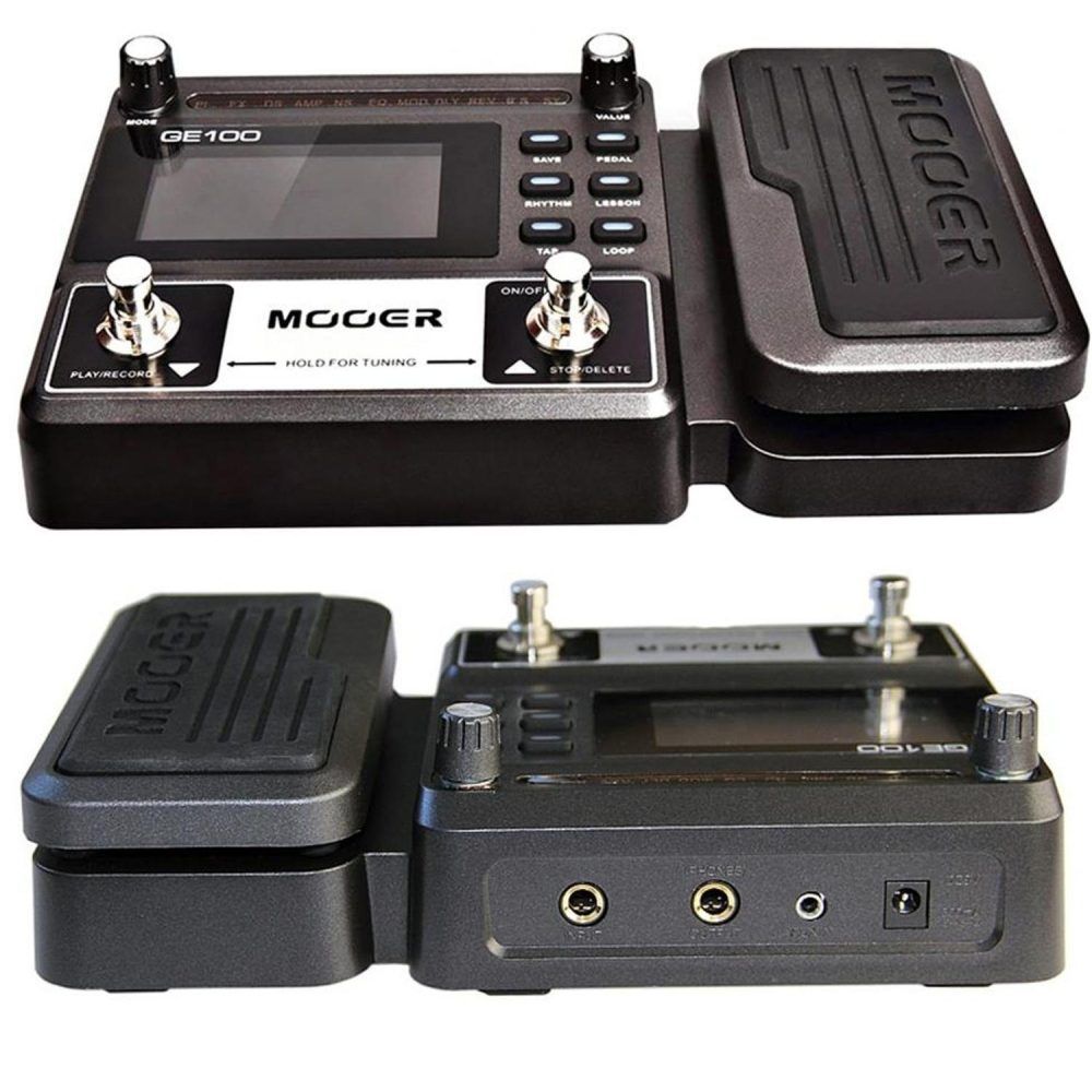 Pedaleira Multi-Efeitos para Guitarra GE100 Preta MOOER - Image 4