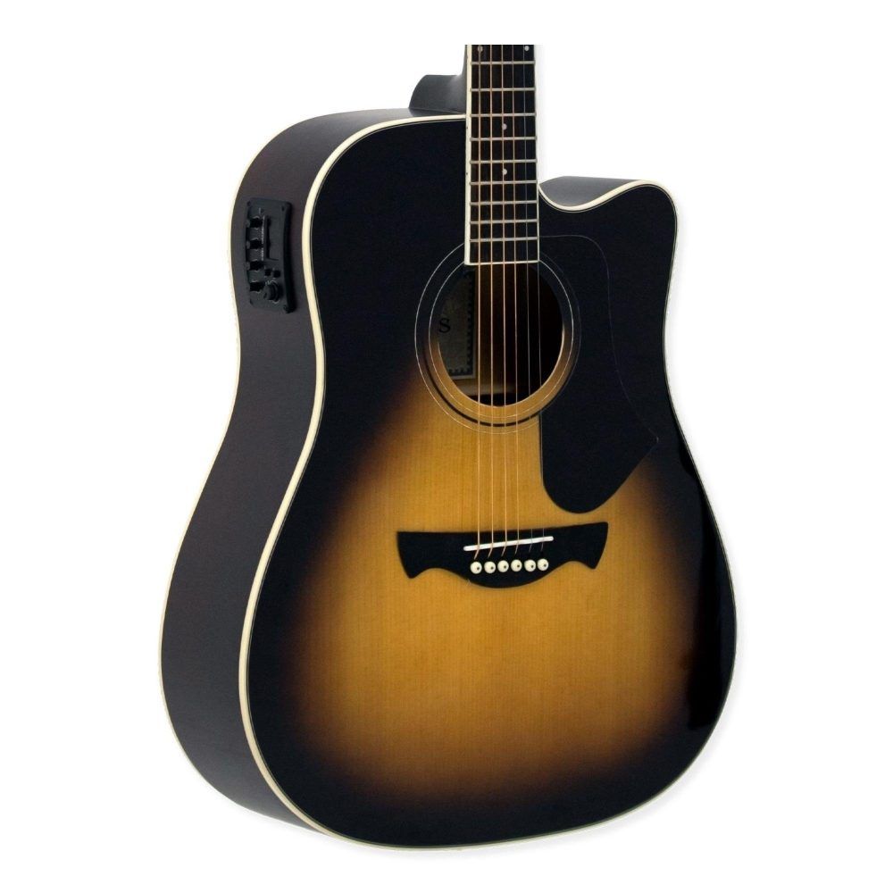 Violão Tagima Andes Eletroacústico Folk Aço Vintage Sunburst - Imagem 2