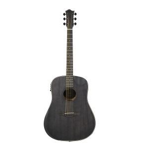 Violao Tagima Dreadnought Half Cutaway Aço Tbw300 Black Wood