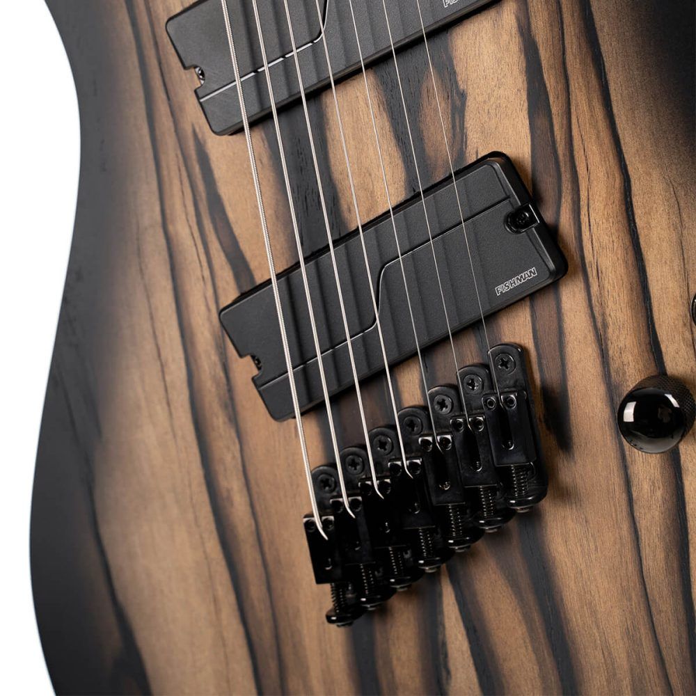 Guitarra Cort 7 Cordas KX 507MS PM NBB Pale Moon Ebony - Imagem 5