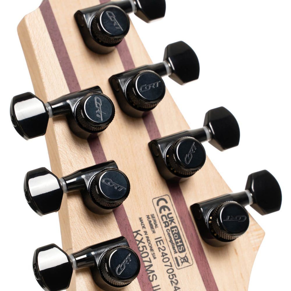 Guitarra Cort 7 Cordas KX 507MS PM NBB Pale Moon Ebony - Imagem 10