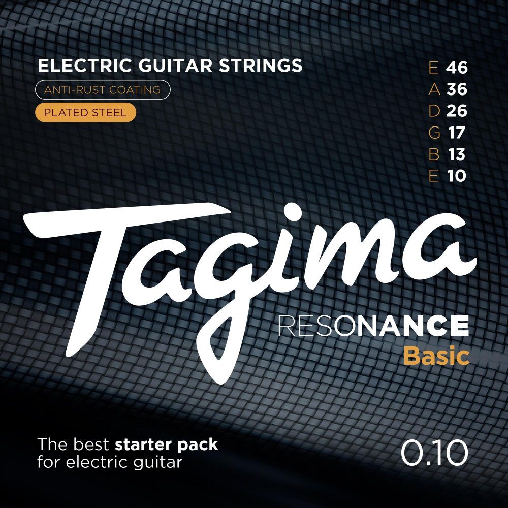 Encordoamento Para Guitarra .010-.046 Resonance Basic Tagima