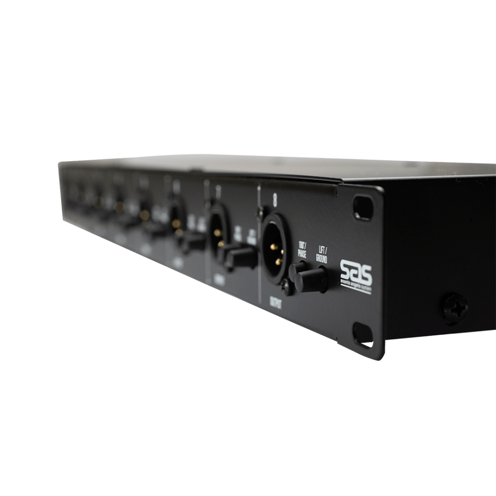 Rack Direct Box Passivo 8 Canais DI8 SAS Santo Angelo - Imagem 5