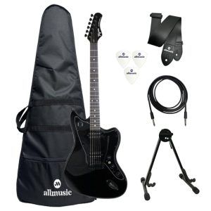 Kit Guitarra Tagima DuoSmart-H HH Black + Capa + Acessórios
