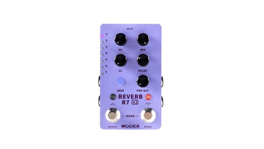 Pedal Moore Guitarra Reverb R7 X2 M723