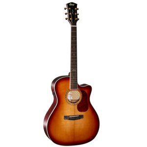 Violão Cort Elétrico Aço Pré Fishman GOLD A8 LB Light Burst