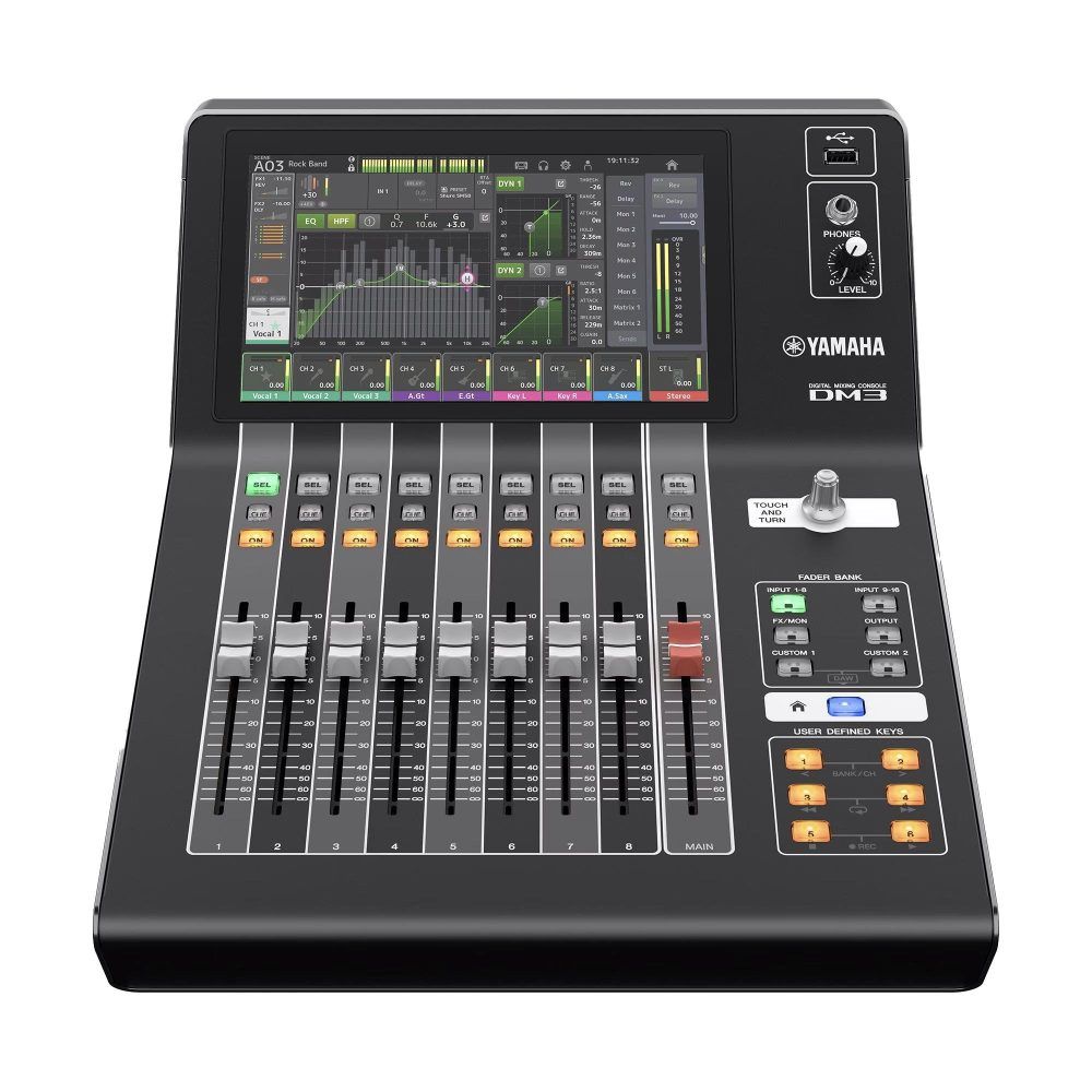 Mesa de Som Yamaha DM3 Digital Preta