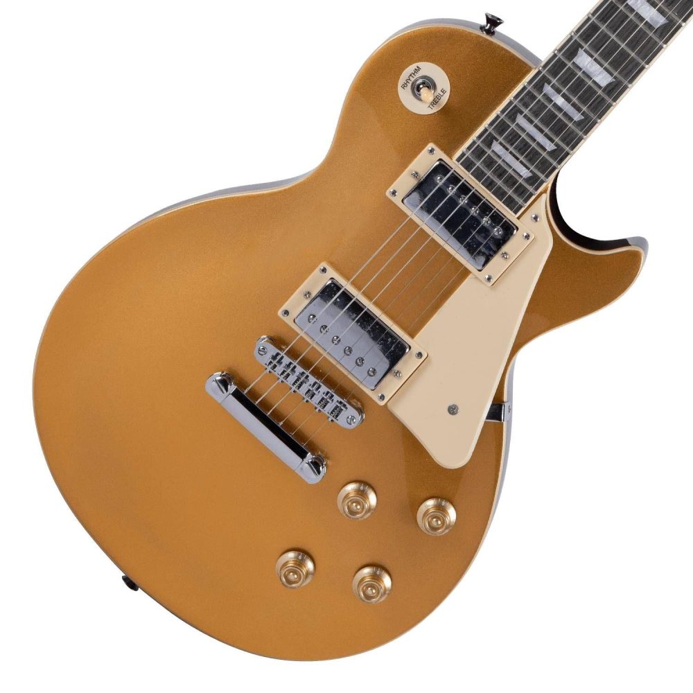 Kit Guitarra Michael Les Paul GM750N GD Capa+Acessórios - Imagem 3