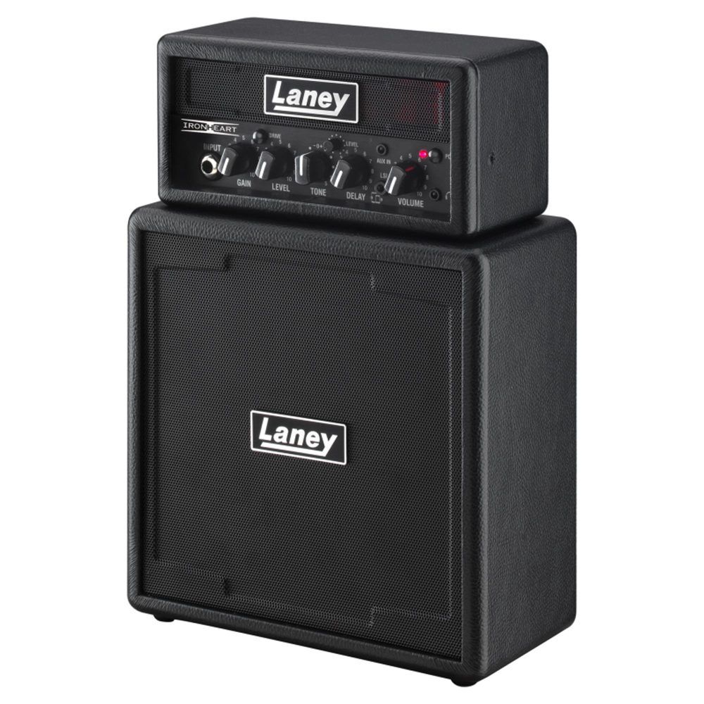 Mini Amplificador Para Guitarra Laney Ministack-Iron Preto - Imagem 2