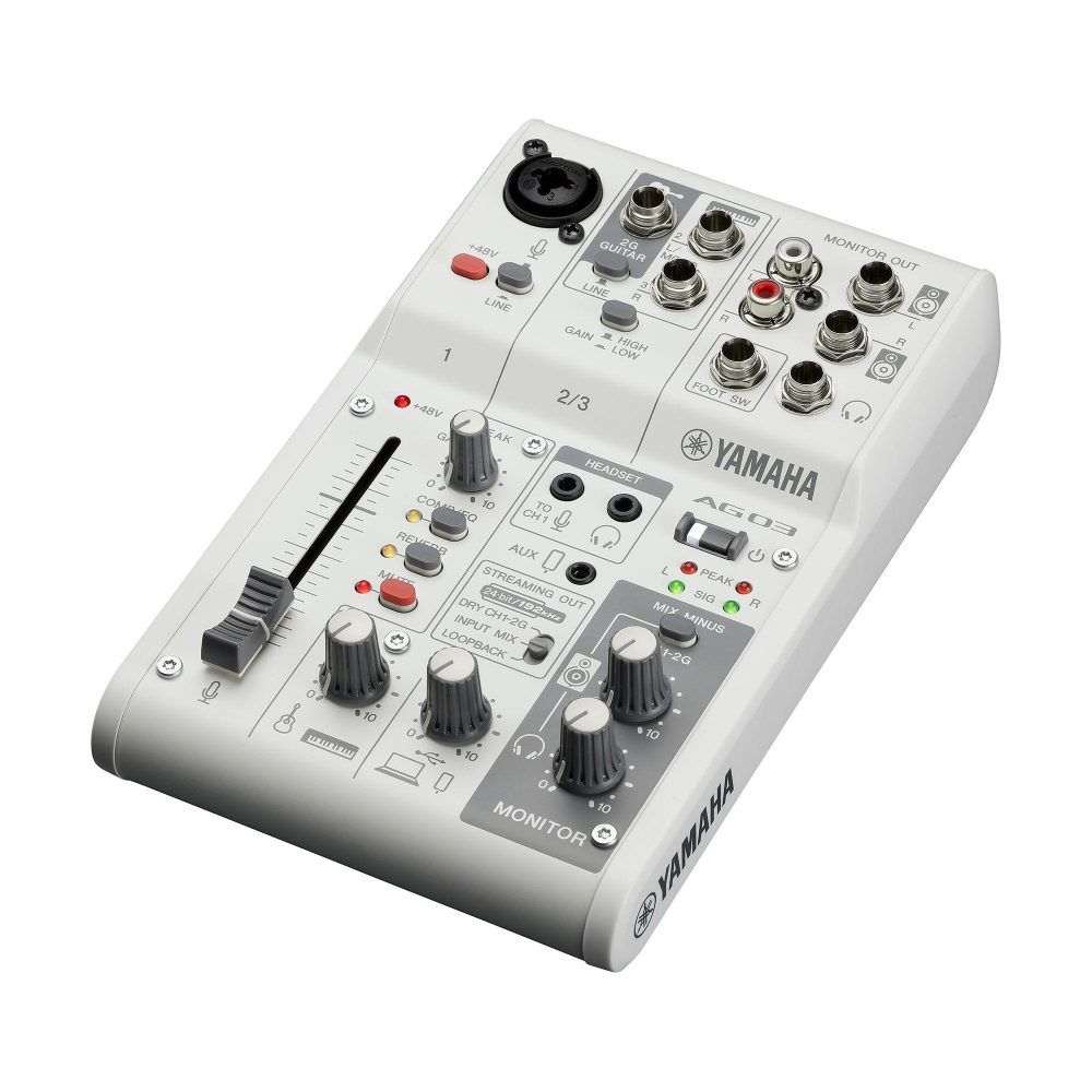 Mesa de Som Yamaha AG03MK2 Branca - Imagem 2