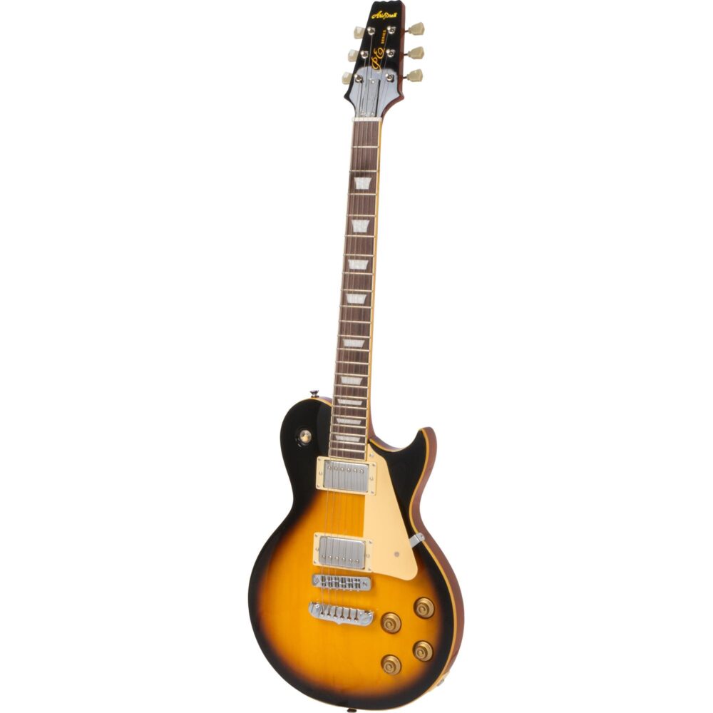 Guitarra Aria Pro II PE-350STD Aged Brown Sunburst - Imagem 2