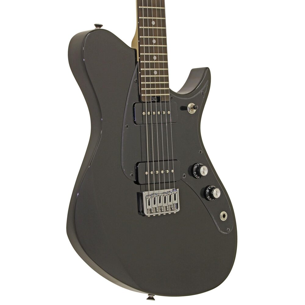 Guitarra Aria Pro II J-2 Black - Imagem 2